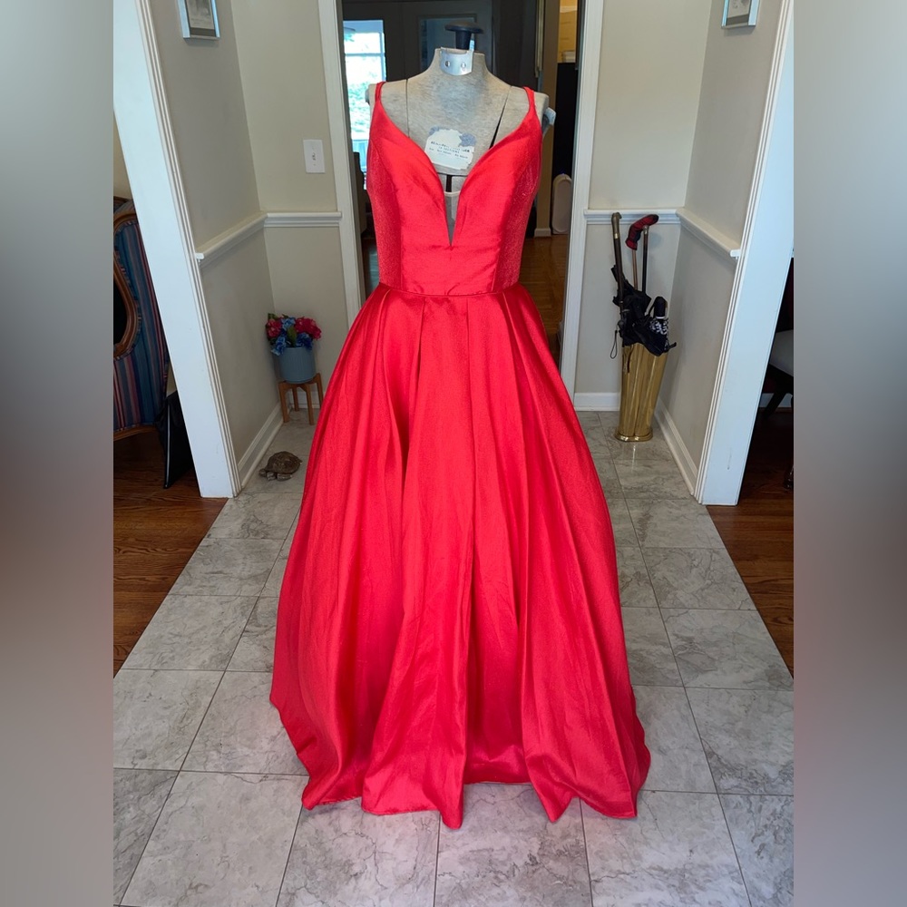 Red Juliet Ballgown Size 4
